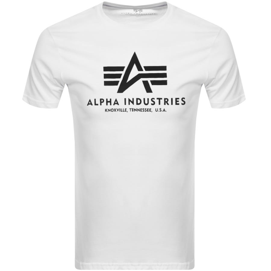 Alternative Image for ProductAlpha Industries Basic Logo T Shirt White1